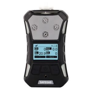 Buy cheap Portable 6-Gas Detector for LEL CO2 CO H2S O2 SO2 Wireless TransmitSolution from wholesalers