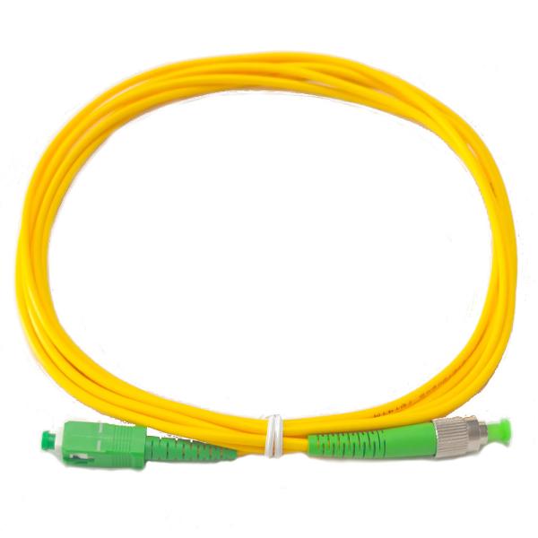Buy cheap APC 9/125 SC to FC 3.0mm 3M Fiber Optic Patch Cord Low insertion loss from wholesalers