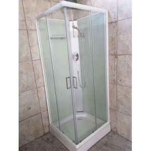 China Insulation 80X80cm Glass Bath Shower Room Square White on sale