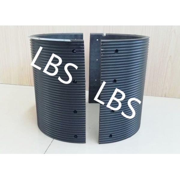 Buy cheap Fully Machined Bolted Connection Wire Rope Sheaves Black Polymer Material from wholesalers
