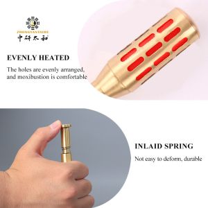 Buy cheap Pure Copper Removable Warm Moxa Roller Stick Moxibustion Tool from wholesalers