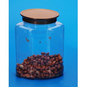 Buy cheap Plastic Material Plastic Sample Jars , Durable Sugar Coffee Tea Canister from wholesalers