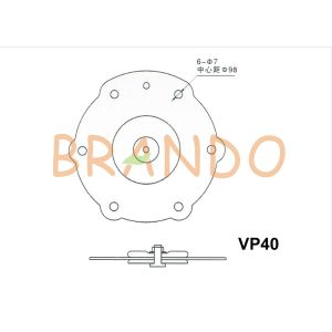 Buy cheap 1 1/2'' Electromagnetic Pulse Valve NBR Diaphragm Working Temperature -20 - 230℃ from wholesalers