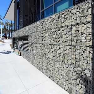 Welded Wire Mesh Galvanized Steel Gabion Box Baskets 1mx1mx1m