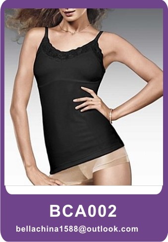 Quality Firm control tailored tank ladies cami tops stretch camisole for sale