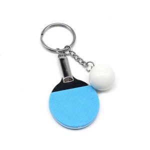 Buy cheap Charms 3d Metal Personalized Keychain Gifts Table Tennis Ball Keychain from wholesalers