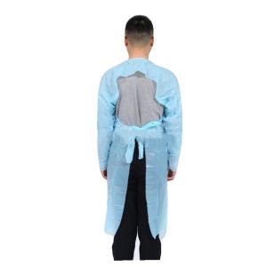 Oil Proof Disposable Protective Apron , Water Resistant CPE Apron