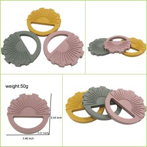 Buy cheap FDA Approved BPA Free Teether Sun Design Silicone Material For Toddler from wholesalers