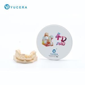 Yucera Cheap Multilayer Zirconia Blocks B1/C2 Colors 4D Dental CAD/CAM