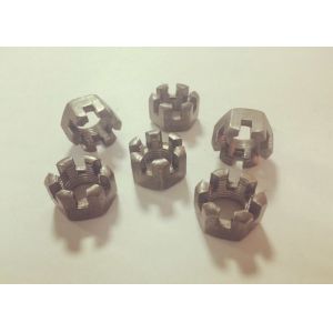 Buy cheap Thicken Primary Colors M12 Hexagon Slotted And Castle Nuts With 1.75mm Pitch from wholesalers