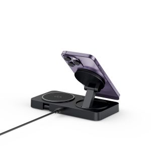 Buy cheap Type C Interface Wireless Charger with 15W Cell Phone Output Multifunctional Supports Apple Charging ABS PC Material from wholesalers