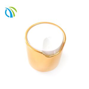 Buy cheap 20 410 0.3ML/T Flip Disc Top Caps 24MM Gold Neck Smooth Closure 1oz Bottle from wholesalers