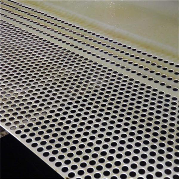 Buy cheap High Precision Perforated Metal Mesh Perforated Stainless Sheet For Food Processing from wholesalers