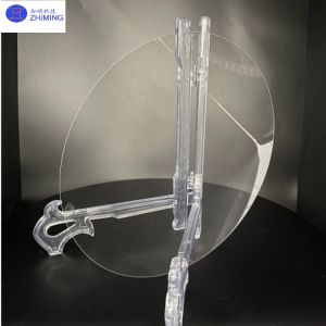 ​​3Inch Optical Grade Quartz Wafer Transmittance >92% Semiconductor Glass