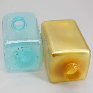 Buy cheap Transparent Square 28mm 500g Refillable Pump Bottle from wholesalers