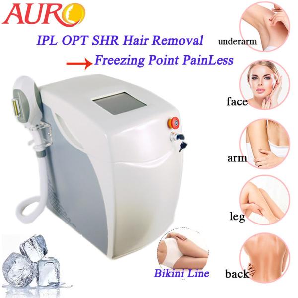 Quality OPT SHR IPL Hair Removal Machine Permanent Painless Hair Remover for sale