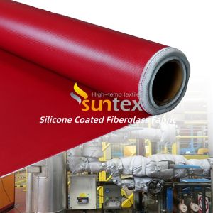 Double Sided Silicone Coated Fiberglass Fabric with Temperature Resistance -50C