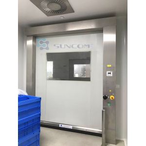 Buy cheap Modern Workhouse High Speed Roll Up Door Aluminum Frame Work On Machine from wholesalers