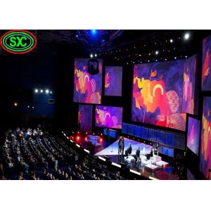 Buy cheap P4 Full Color Indoor LED Video Wall Screen 80*40 Module Resolution Advertising Billboards from wholesalers