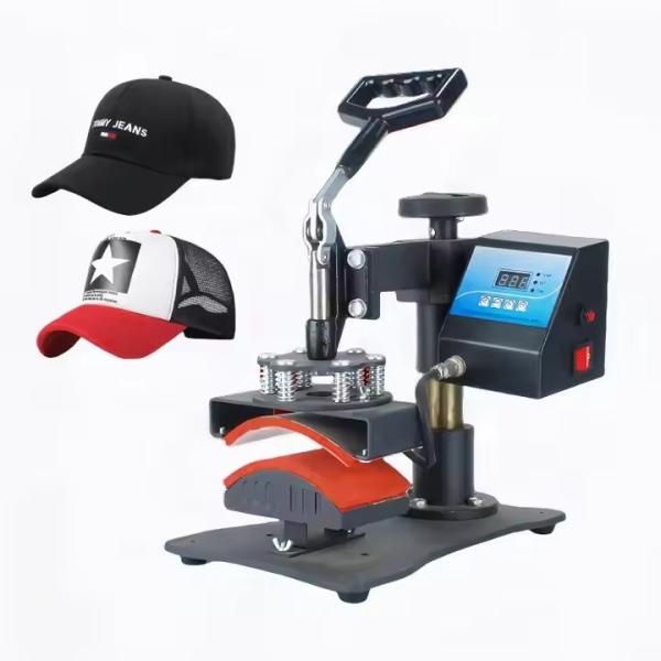 Black Cap Heat Press Hat Printing Machine Easy To Use