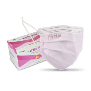 Buy cheap Disposable Individually Packaged  3 Layers Pink Face Masks In Stock product