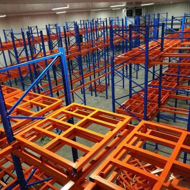 Quality Warehouse Push Back Racking System Customized Pushback Racking System for sale Buy cheap Warehouse Push Back Racking System Customized Pushback Racking System product