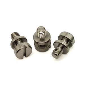 Buy cheap ZINC Finish A2-70 Stainless Steel Double-Step Slotted Screw for Reliability Test of Mechanical Dimentions from wholesalers