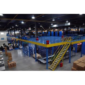 Steel Structure Mezzanine Floor, Professional Designing Storage Shelf /