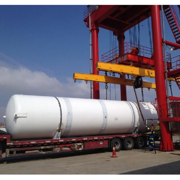 Quality CF-25000/6 Cryogenic Liquid Nitrogen Transport Tank 60000 Liters for sale