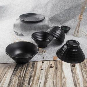 China OEM ODM Available Melamine Soup Plate Imitation Porcelain Rectangle on sale