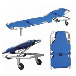 Buy cheap Aluminum Alloy Portable Ambulance Collapsible Stretcher With Castors from wholesalers