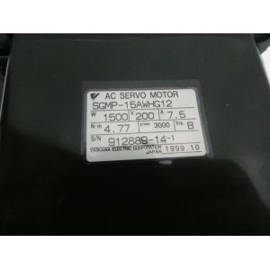 Buy cheap Yaskawa SGMP-15AWHG12 servo motor 1500w 3000rpm 3/4 inch 4.77 nanometers 200v ac Brand-New from wholesalers