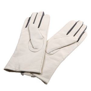 Buy cheap New design white leather gloves with 5 buttons from wholesalers