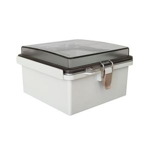 Buy cheap 150x150x90mm IP65 Hinged Plastic Enclosures ABS Plastic POLYCARBONATE Enclosures Waterproof with Key from wholesalers