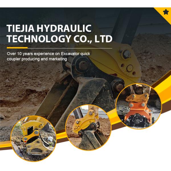 JS220 Excavator Attachment Hydraulic Quick Hitch for Safe and Quick Attachment Change