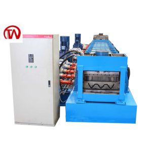 China 11kw 5.5kw GI Highway Guardrail Roll Forming Machine on sale