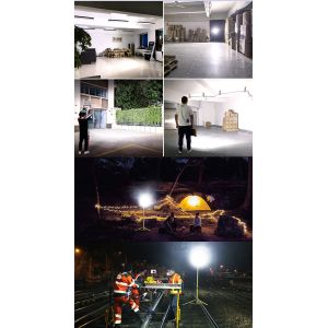 Buy cheap High-Power Portable Charging Floodlight  Adjustable Emergency Lighting Camping, Construction Sites, Home Use from wholesalers