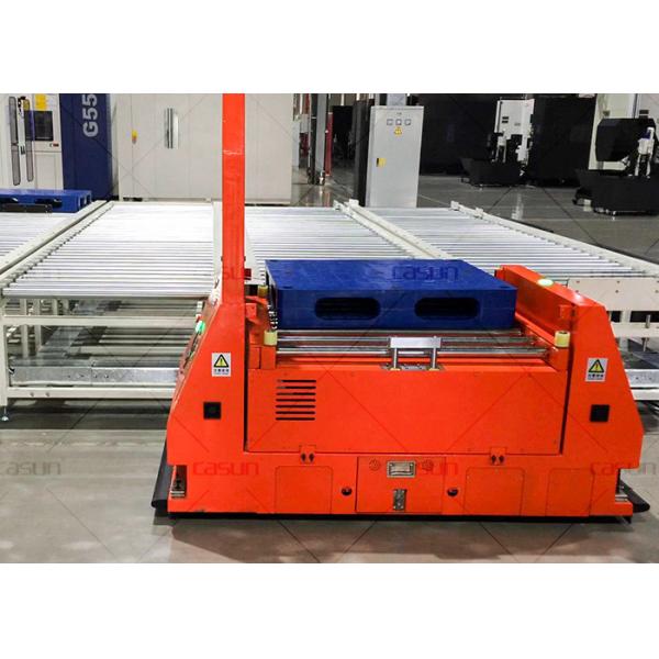 Buy cheap Customized Heavy Load Laser Guided Roller Conveyor AGV Vehicle With Roller Platform from wholesalers