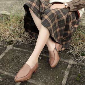 Buy cheap S249 2020 new leather British fashion leather shoes versatile and convenient zipper low-top shoes from wholesalers