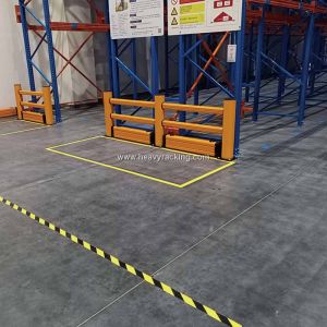 Buy cheap Polymer Ground Safety Barrier Warehouse Safety Barrier Traffic Guardrails from wholesalers