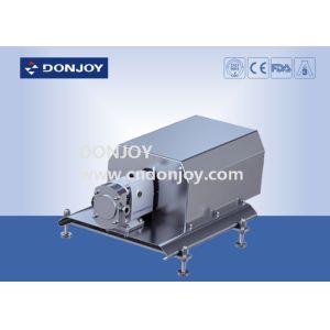 Donjoy TUL-25 horizontal rotor lobe pump with butterfly rotors and signle seal