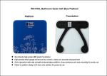 Fashion Design Human Weight Scale 50g Accuracy With Low Power Indicator