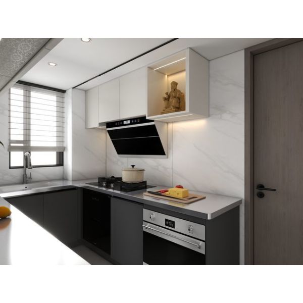 Fadior Full Stainless Steel Custom Kitchen Cabinet - Space-Efficient Linear
