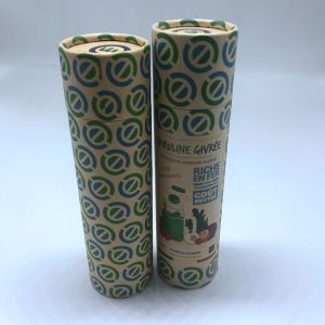 Coffee Paper Cans Packaging Round Cylinders Food Container Custom Logo