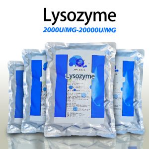 Buy cheap Light Yellow Powder Lysozyme Enzyme 2000U/MG Soluble In Water from wholesalers