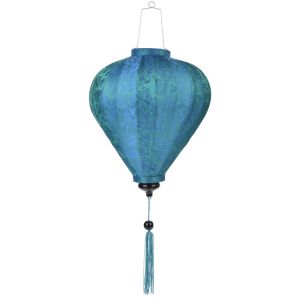 Turquoise Garlic Silk Lanterns