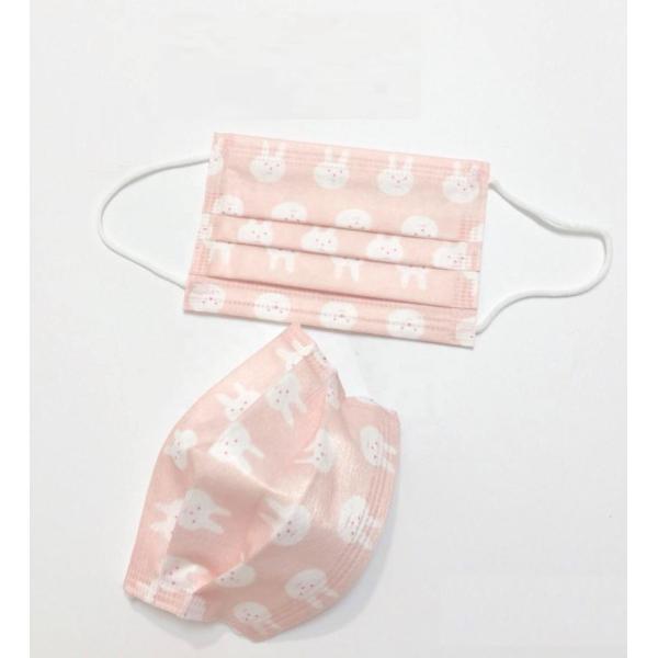 Public Place Kids Disposable Mask Non Toxic Non - Woven Fabric High Filtration