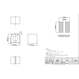Buy cheap 20mm SMD Gasket Elastic Recovery , Silicone Flat Round Rubber Gaskets product