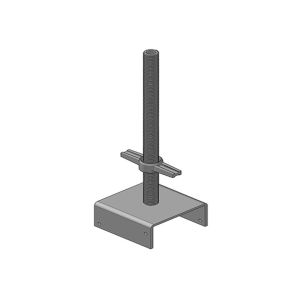 Stainless Steel Scaffolding Leveling Jacks Adjustable Scaffolding U Head Jack