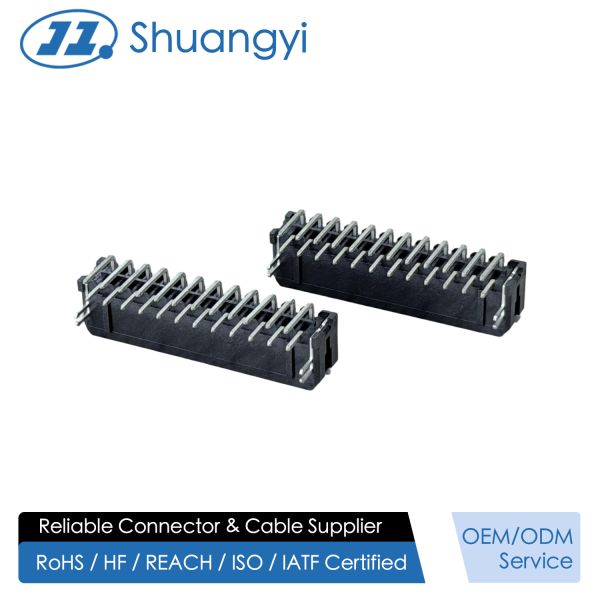 Buy cheap Micro Fit 3.0 2x12 Pin Header Connector, 3.00mm Pitch Side Entry PCB Power Signal Interface for Automotive Control, Industrial Automation, Server from wholesalers